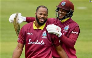 Shai Hope and John Campbell - holders of World record opening stand of 365 in ODI Cricket